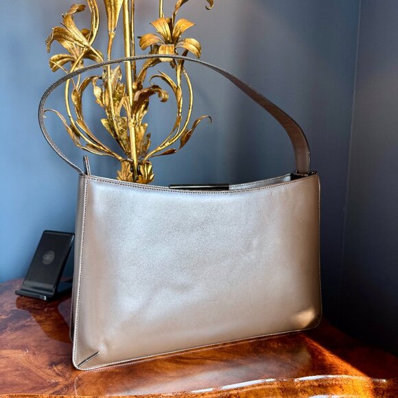 Vintage Early 00s Y2K Paco Rabanne Grey Adjustable Shoulder Bag - Picture 8 of 16